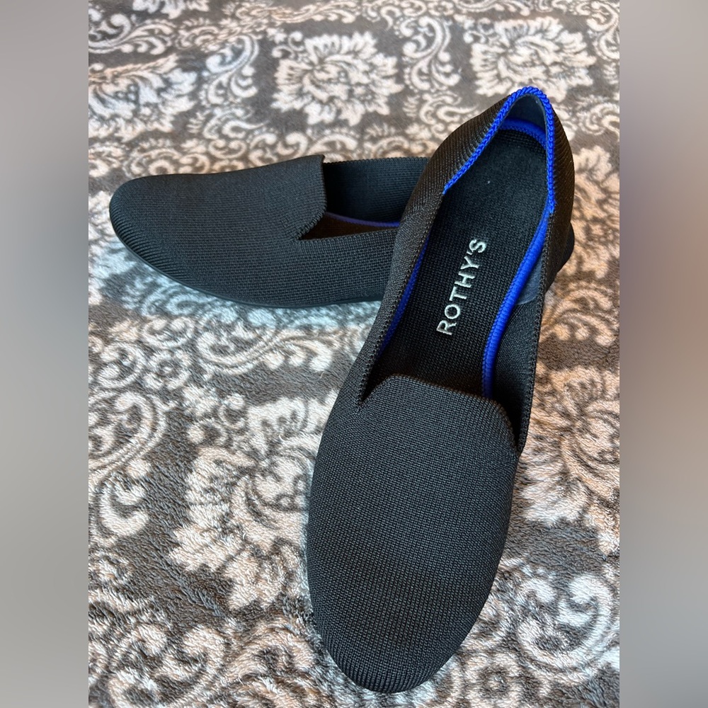 Rothy's Women's Black Slip-Ons